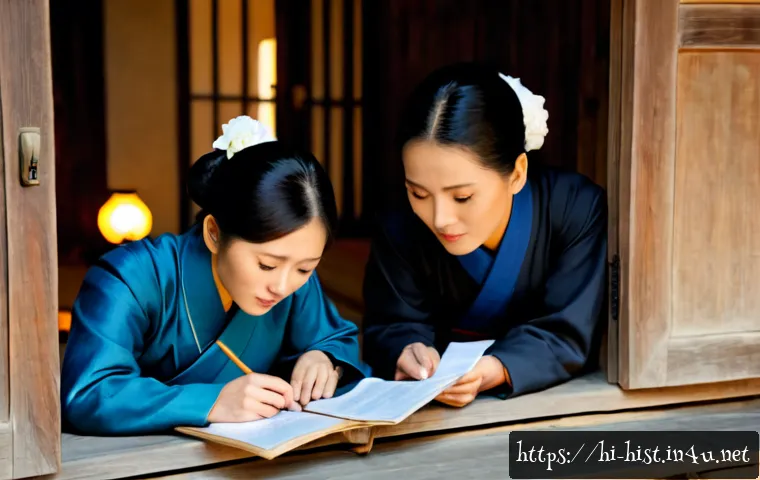 Home 17 일제강점기 독립운동 - Photorealistic historical scene of Korean independence activists during the Japanese colonial era, a...